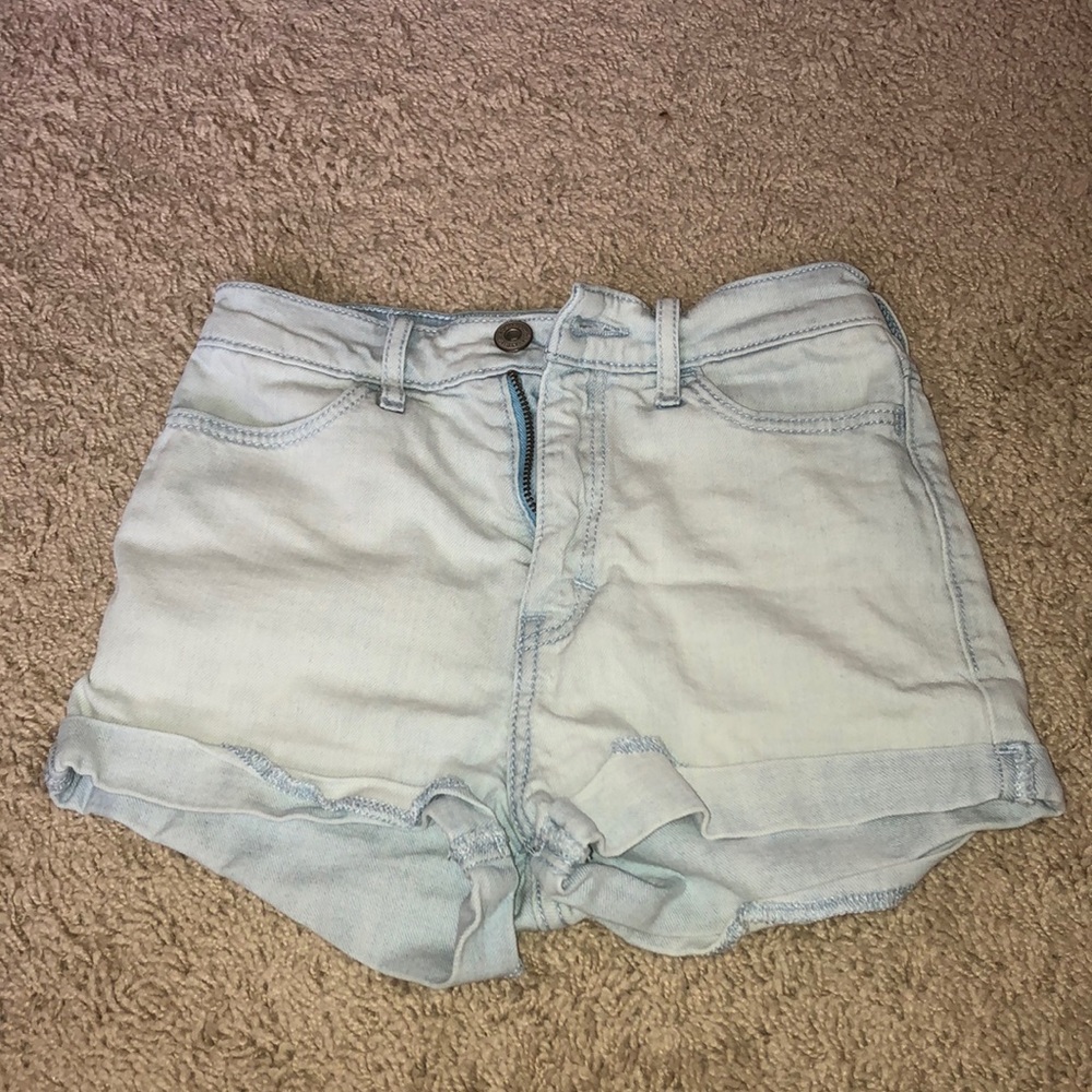 abercrombie kids jean shorts